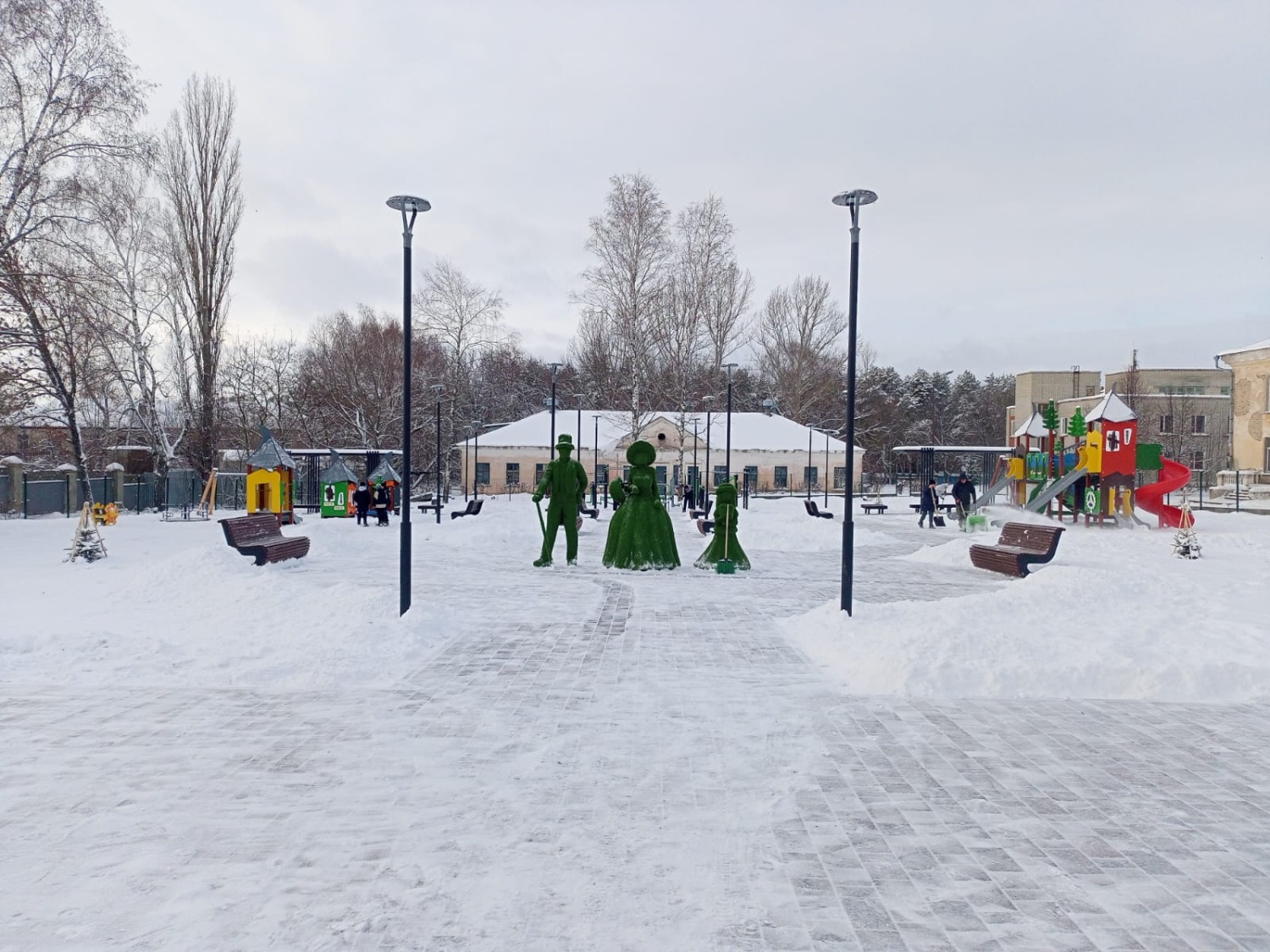 В Сердобске благоустроили два сквера