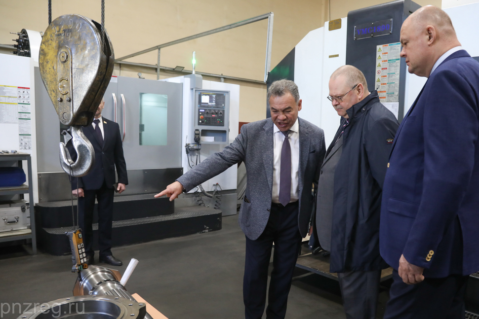 Губернатор Олег Мельниченко оценил мощности партнера пензенских промышленников в Могилеве