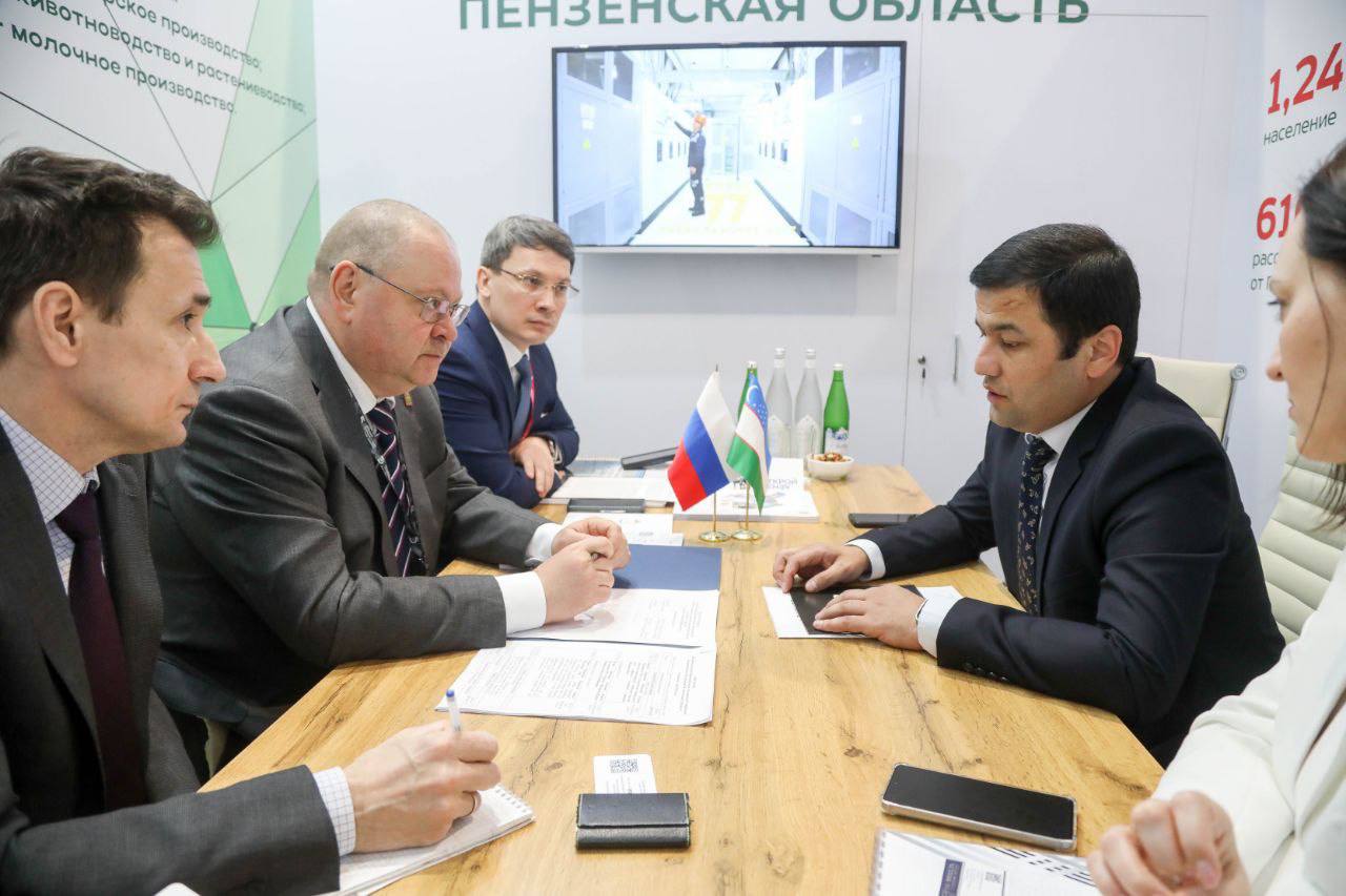Губернатор Олег Мельниченко: «Пензенская область расширяет географию экспорта товаров через международные торговые центры в Узбекистане»