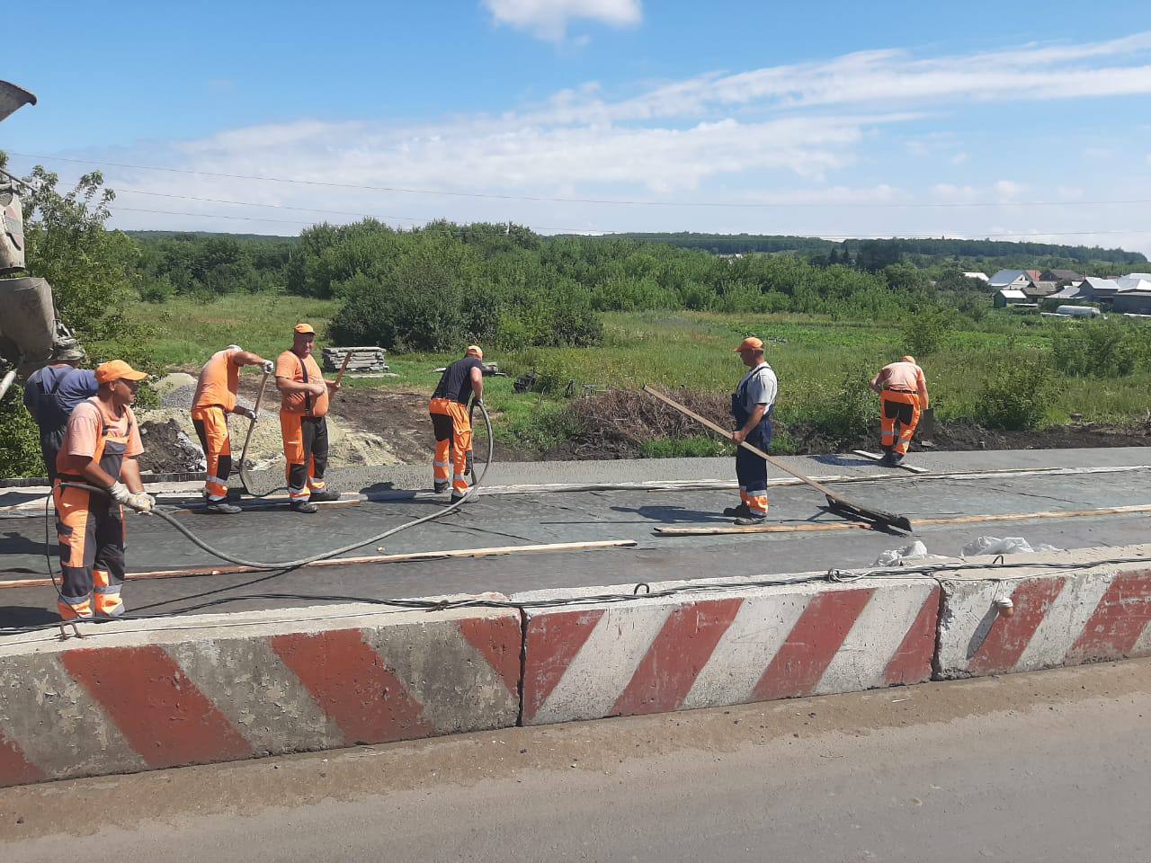 В Малой Сердобе отремонтировали половину моста