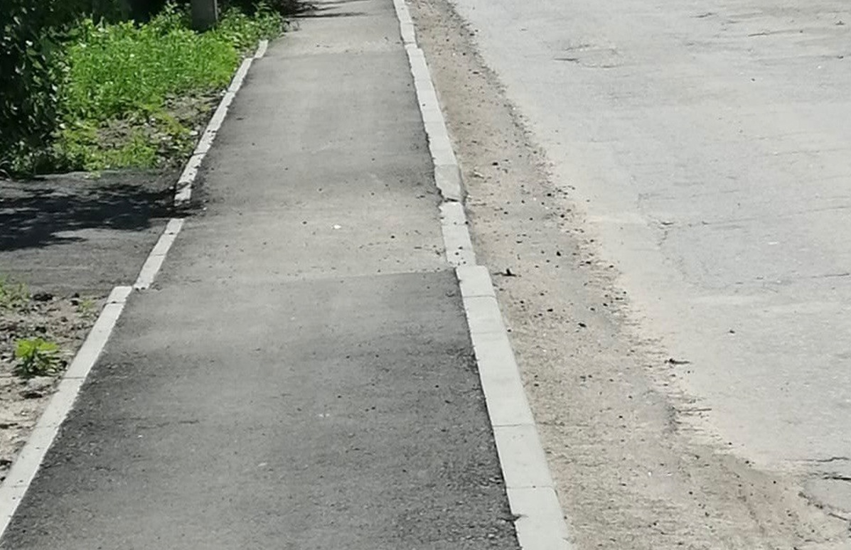 В Белинском по нацпроекту благоустроили тротуар