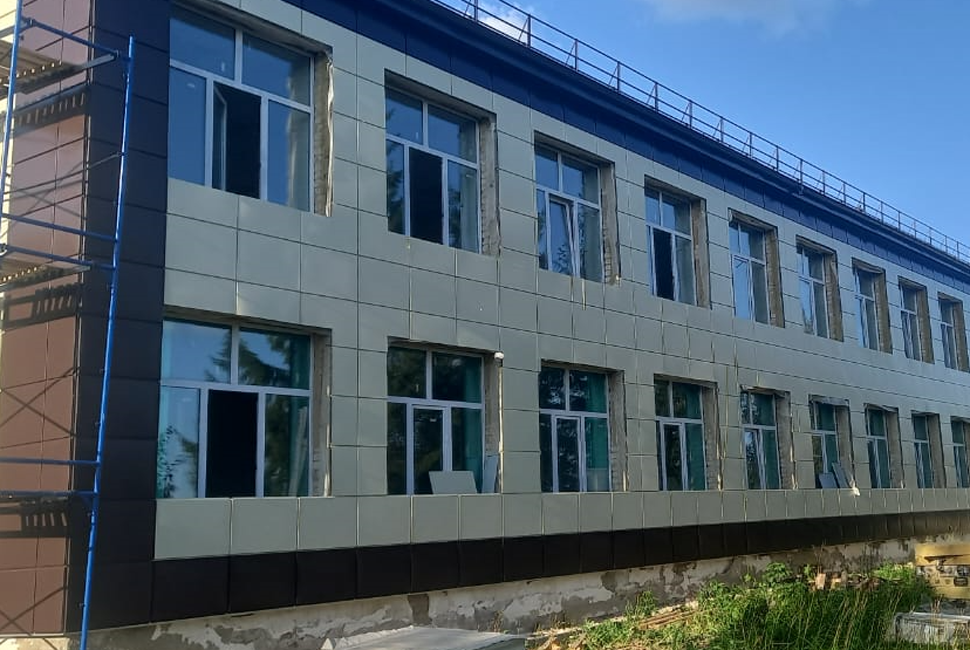 Капремонт школы в Нижнеломовском районе выполнен на 85%
