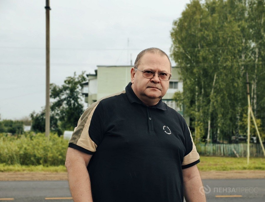 Пензенский губернатор осмотрел дорогу и филиал кадетского корпуса в Пачелмском районе