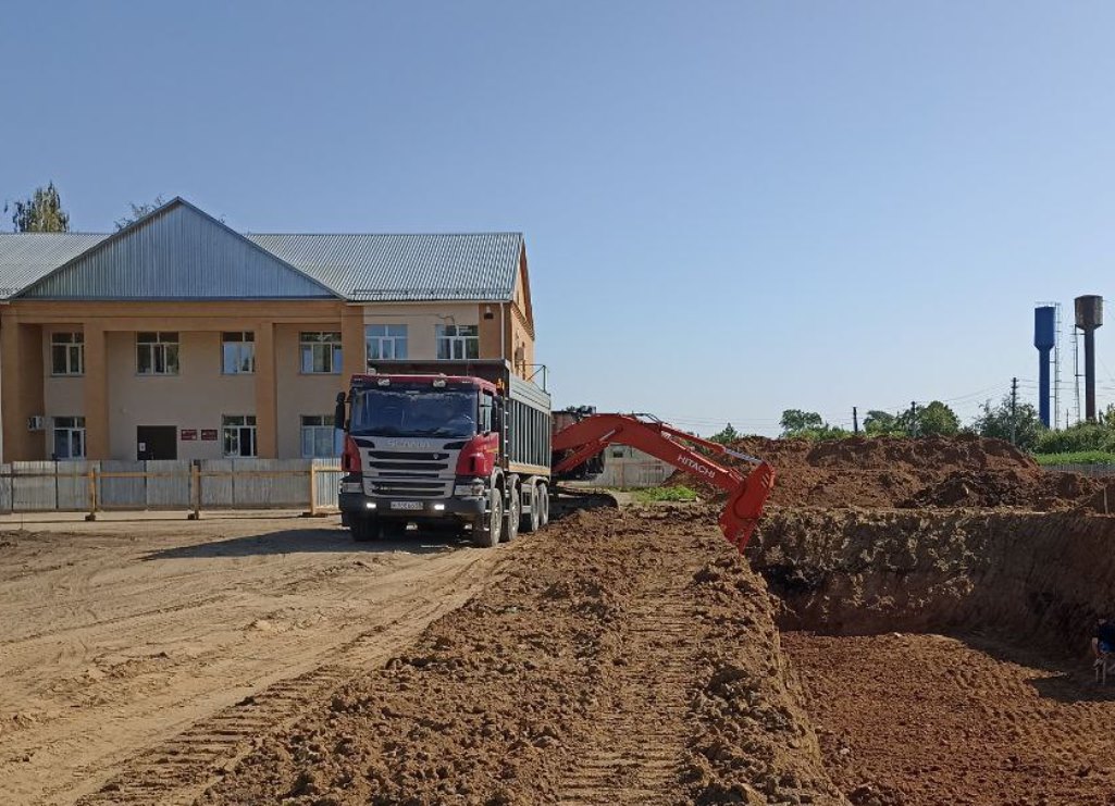 В Земетчино строят новый лечебно-диагностический корпус