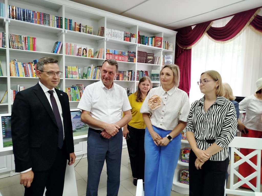 В селе Лермонтово заработала первая модельная библиотека