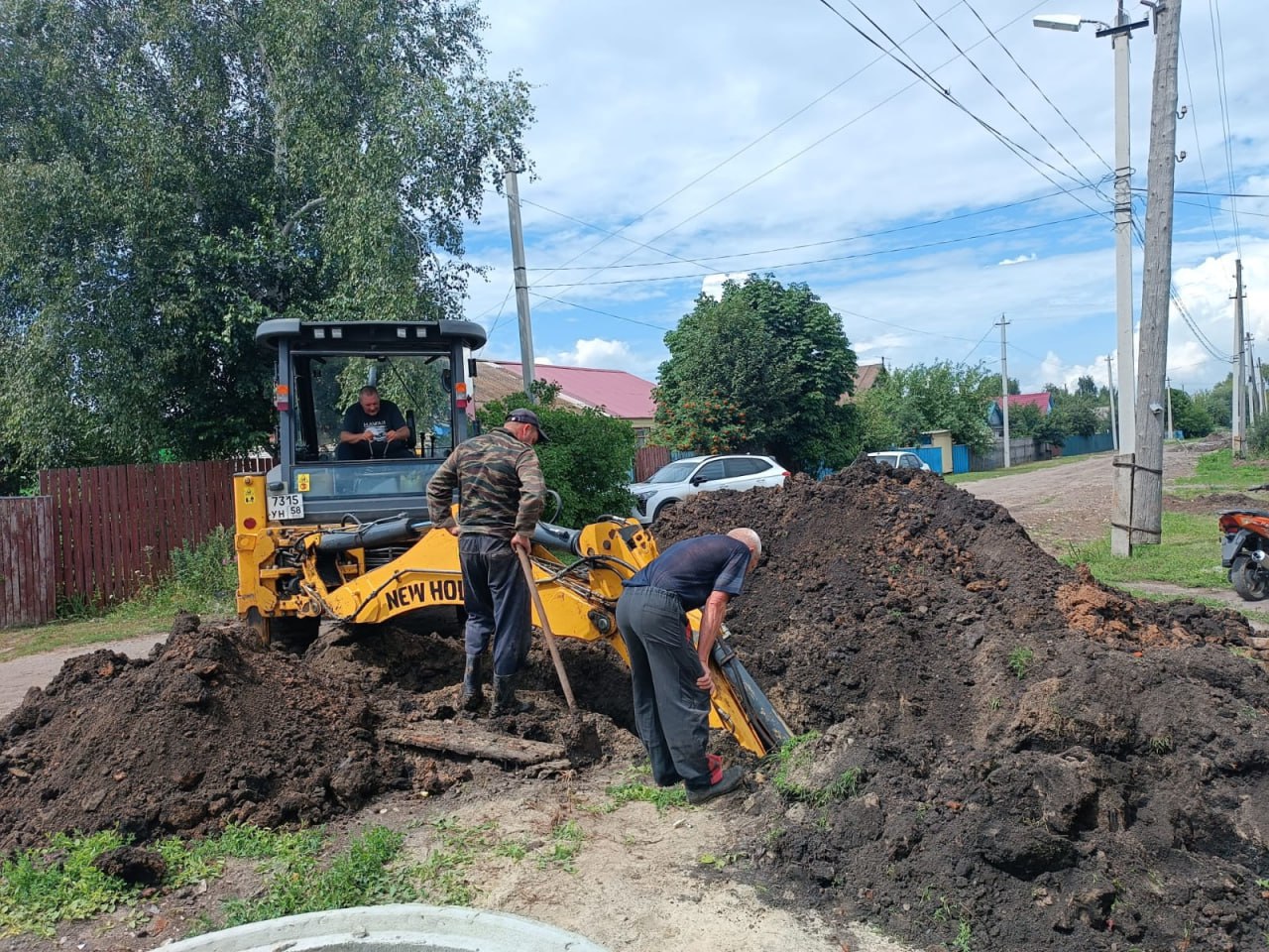 В Тамале капитально отремонтировали 2 км водопровода