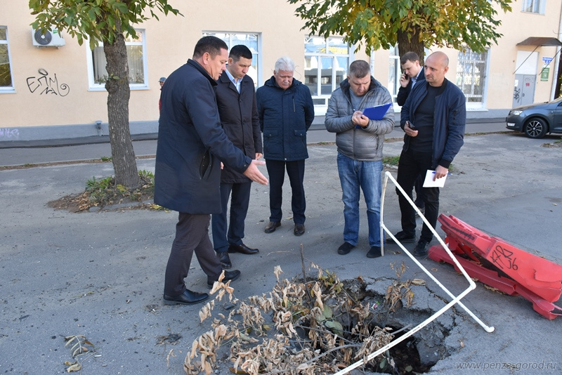 На дорогах Пензы остается 40 просадок после работ ресурсников