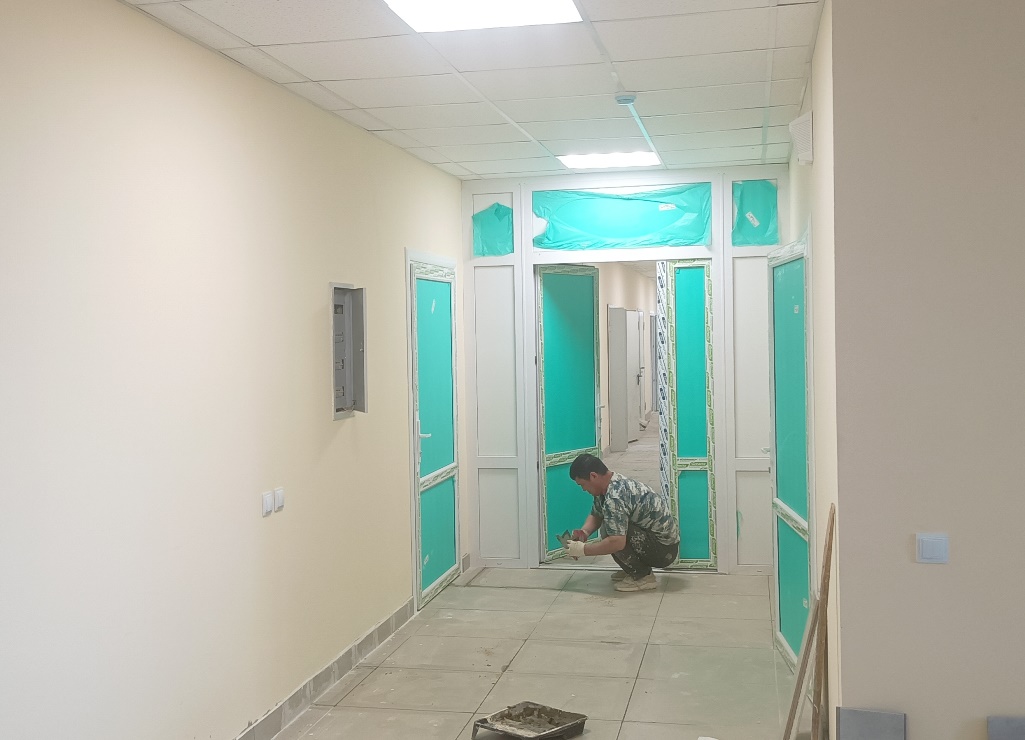 Капремонт Иссинской участковой больницы выполнен на 95%