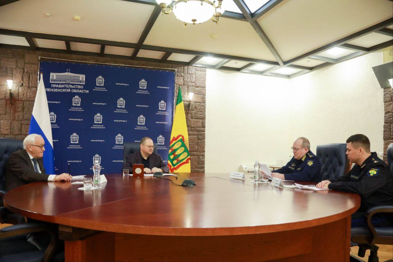 Пензенский губернатор встретился с руководителем Средне-Поволжского управления Ростехнадзора