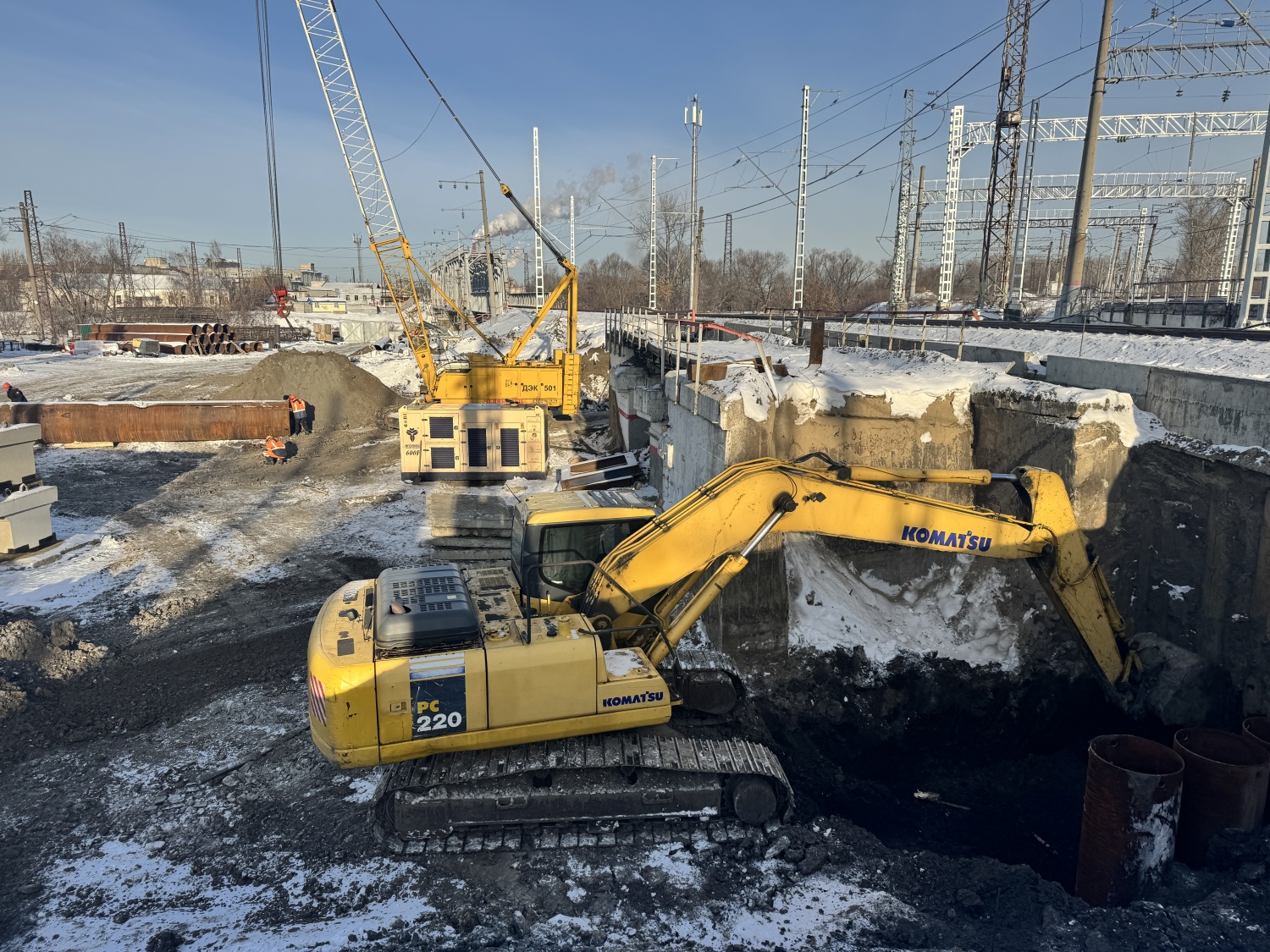 На улице Ерик в Пензе началась подготовка к переустройству однопутного путепровода