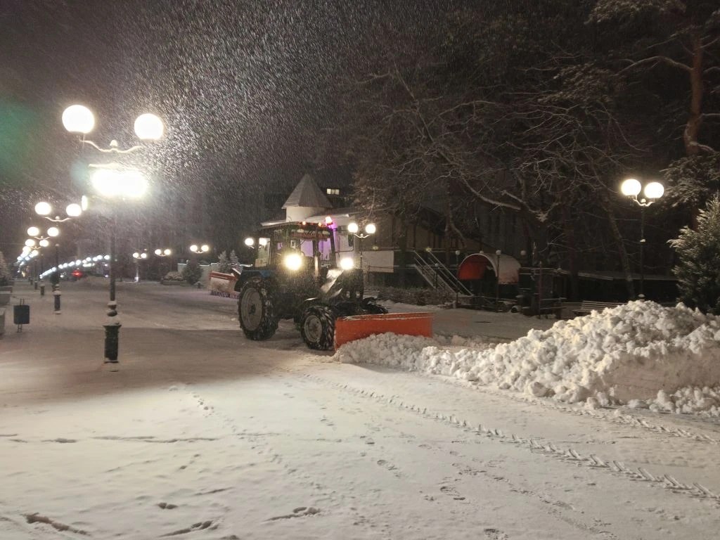 Улицы Пензы в снегопад чистят 110 спецмашин