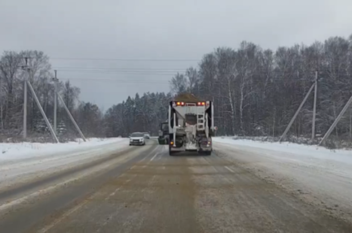 На региональных дорогах Пензенской области снег убирают 218 спецмашин