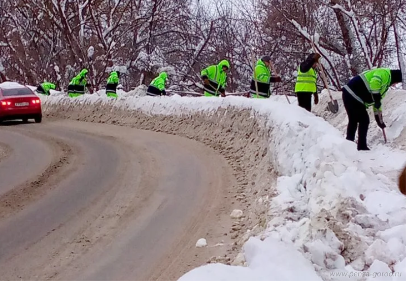 С улиц Пензы вывезли более 7 тыс. кубометров снега