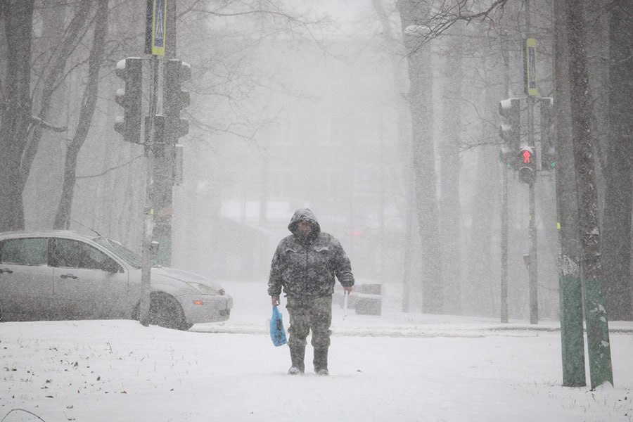 Пензенцев предупредили о сильном мокром снеге и шквальном ветре