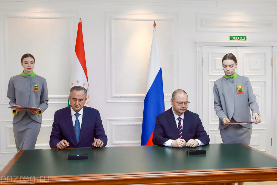 Пензенская область подписала первое соглашение с регионом Таджикистана