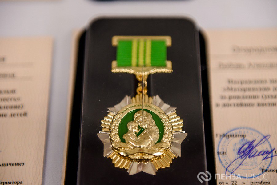 Более 20 жительниц Пензенской области будут награждены медалью «Материнская доблесть»