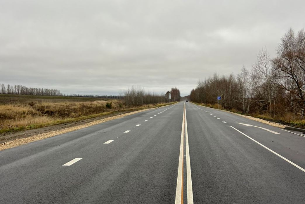 Завершен ремонт двух участков автодороги «Нижний Ломов – Наровчат – граница области»