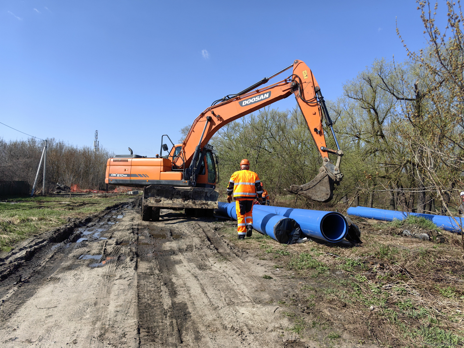 В Пензе возобновлено строительство водопровода из Терновки до ГПЗ-24