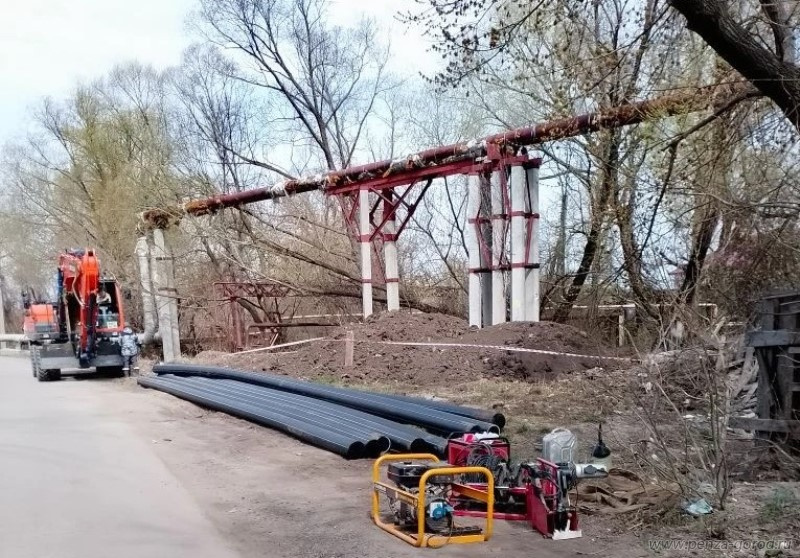 На улице Зарубина в Пензе проложено 250 м нового водопровода