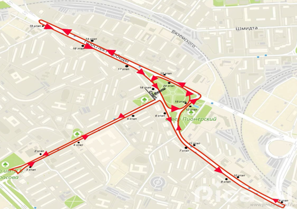 Представлен регламент традиционной легкоатлетической эстафеты на 9 Мая в Пензе