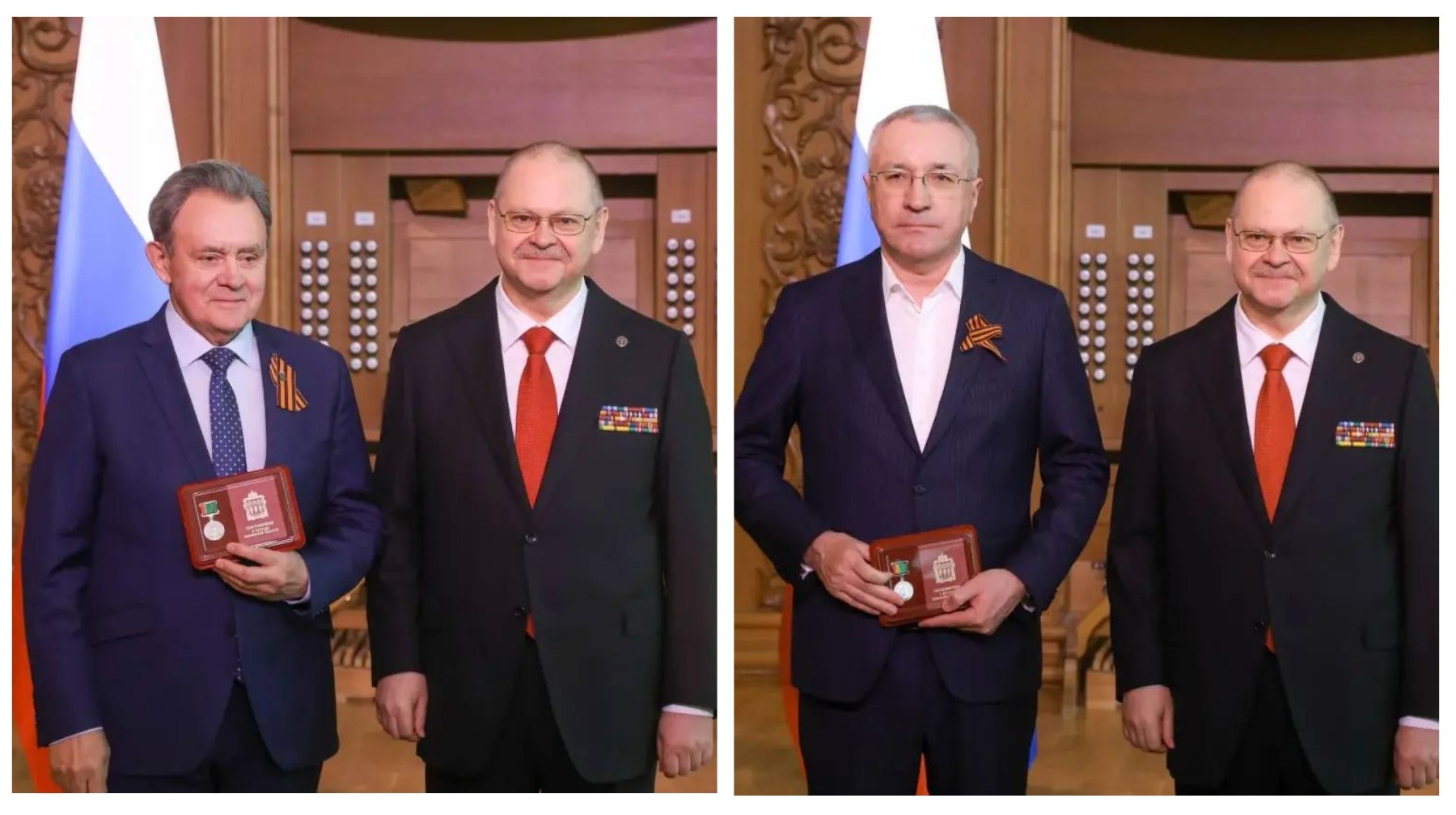 Валерию Лидину и Рашиду Хайрову вручены первые ордена Ермина и Бочкарева в Пензе