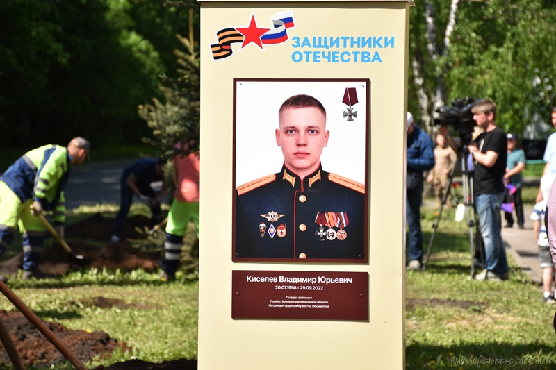 На Аллее Памяти в Пензе посадили 14 елей