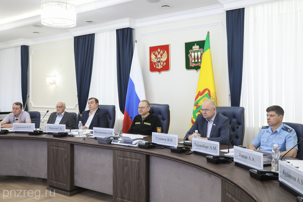 В правительстве Пензенской области рассмотрели вопросы реализации нацпроекта «Экологическое благополучие»