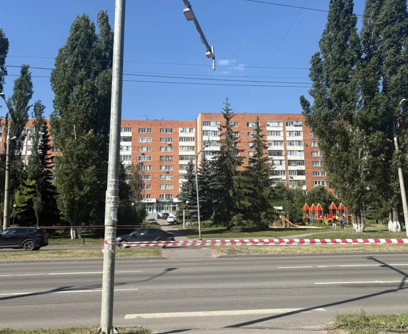 На проспекте Строителей в Пензе ликвидирован пешеходный переход