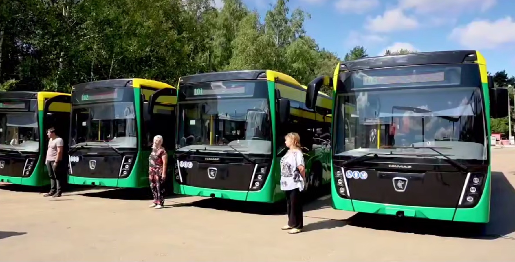 Заречный получил еще четыре автобуса большого класса
