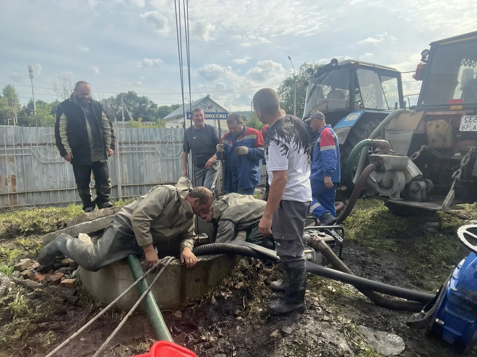 Половина Пензы осталась без воды из-за коммунальной аварии на улице Ладожской