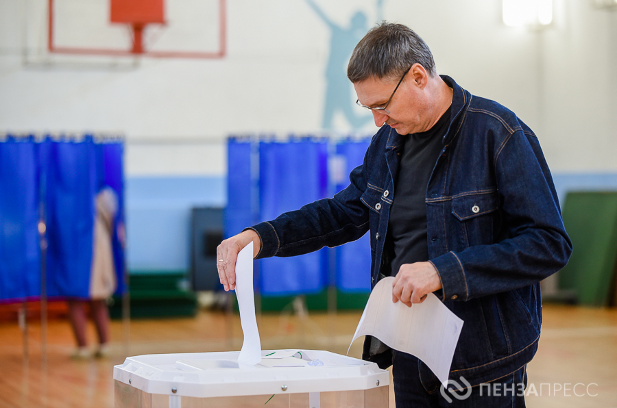Явка пензенцев на выборах депутатов Госдумы и губернатора 19 сентября превысила 40%
