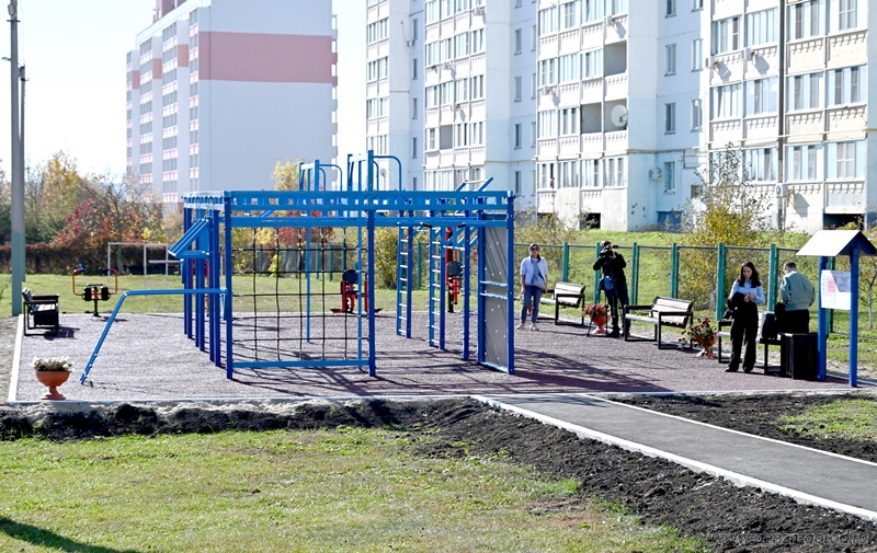 На Северной поляне в Пензе появилась новая воркаут-площадка
