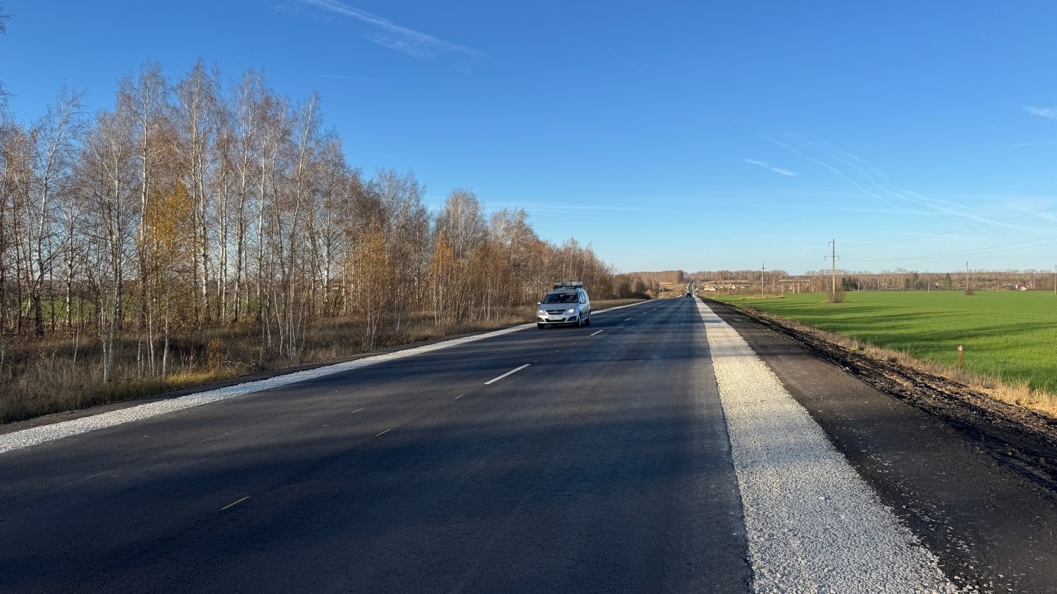 В Земетчинском районе завершается ремонт 13-км участка региональной автодороги