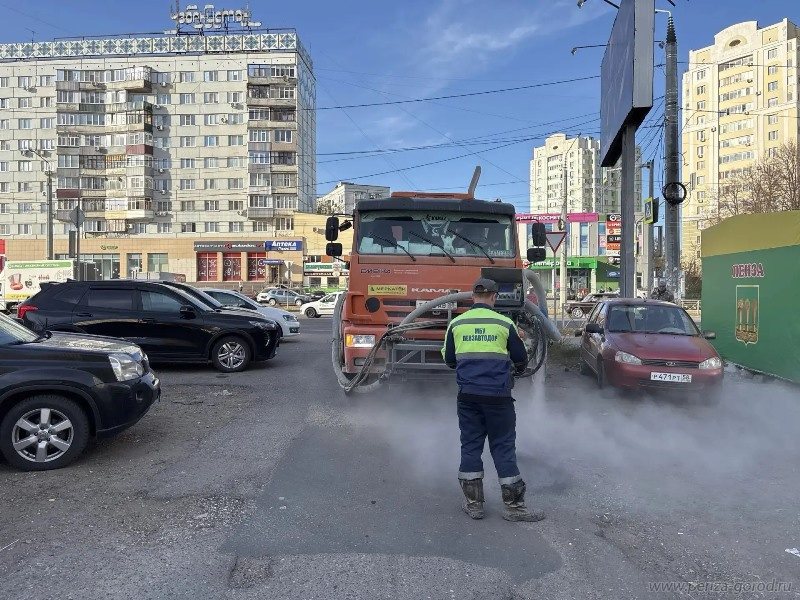 В Пензе залатали 10 тыс. кв. м ям