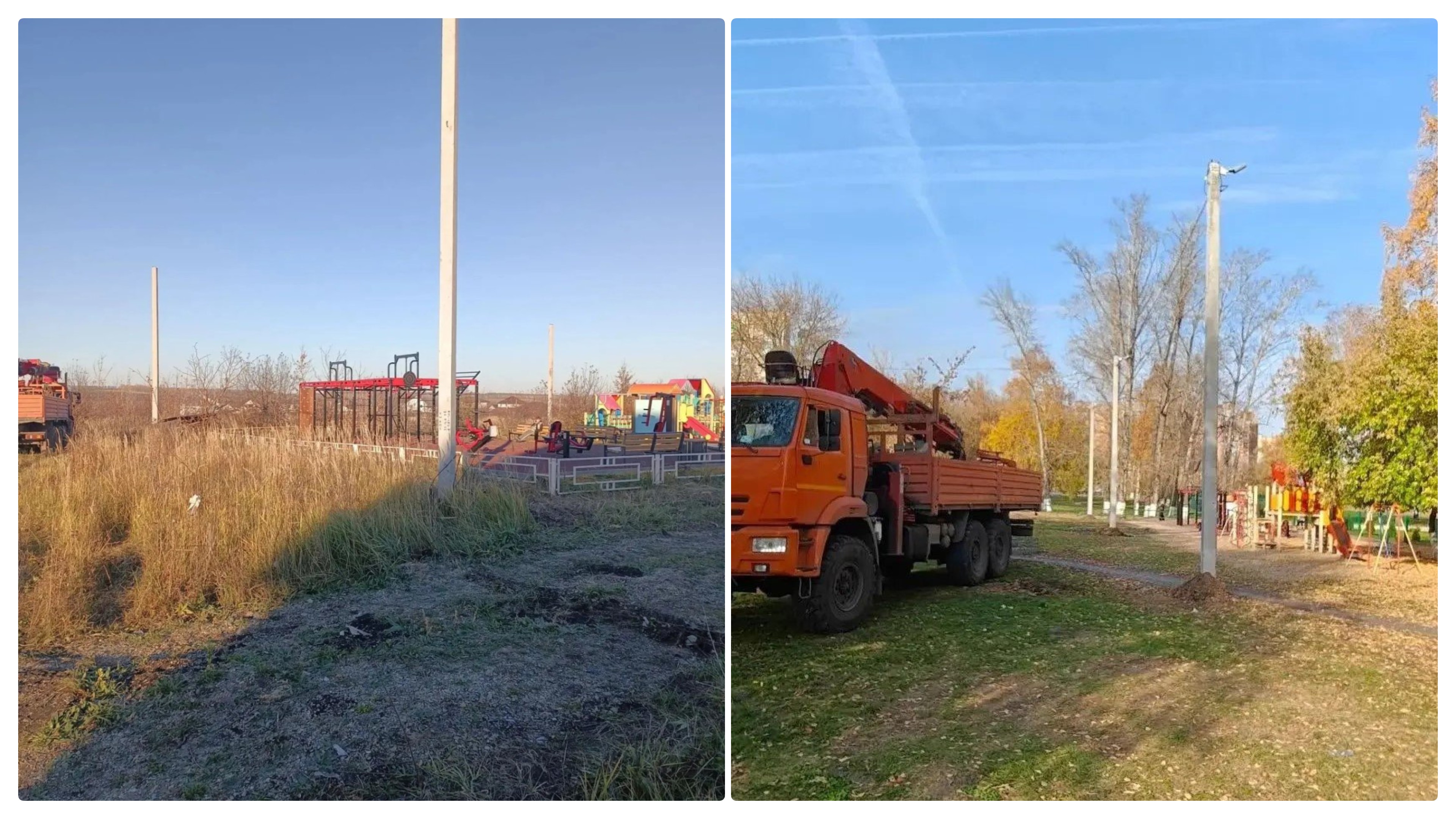 На спортивной площадке по улице Вадинской в Пензе обустроили освещение