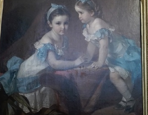 Картина И.К. Макарова «Девочки-Сестры» переехала в Музей одной картины