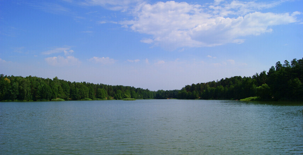 силикатные озера летом в Липецке